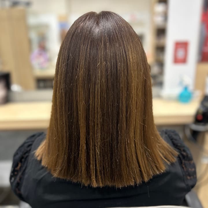 Balayage sans touché la racine