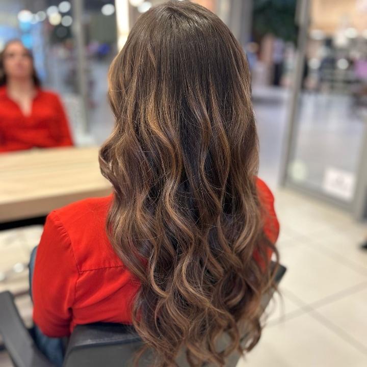 Balayage miel effet naturel