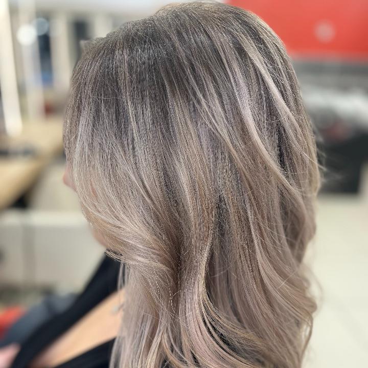 Ombrée blond cendré